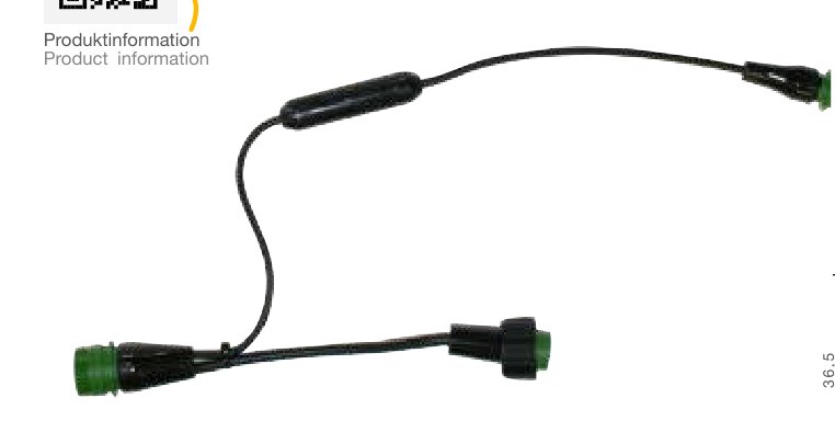 Faisceau d’alimentation arrière 7×1,00mm² 17 pin ASS3 2×7 pôles ASS2 Aspöck 68-4888-004