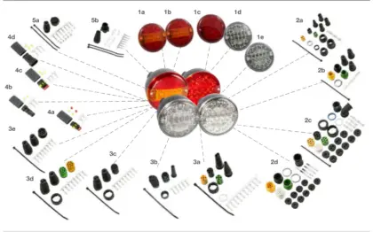 Vue éclatée 3 CHAMBER LAMP II LED — pièces de rechange et accessoires
