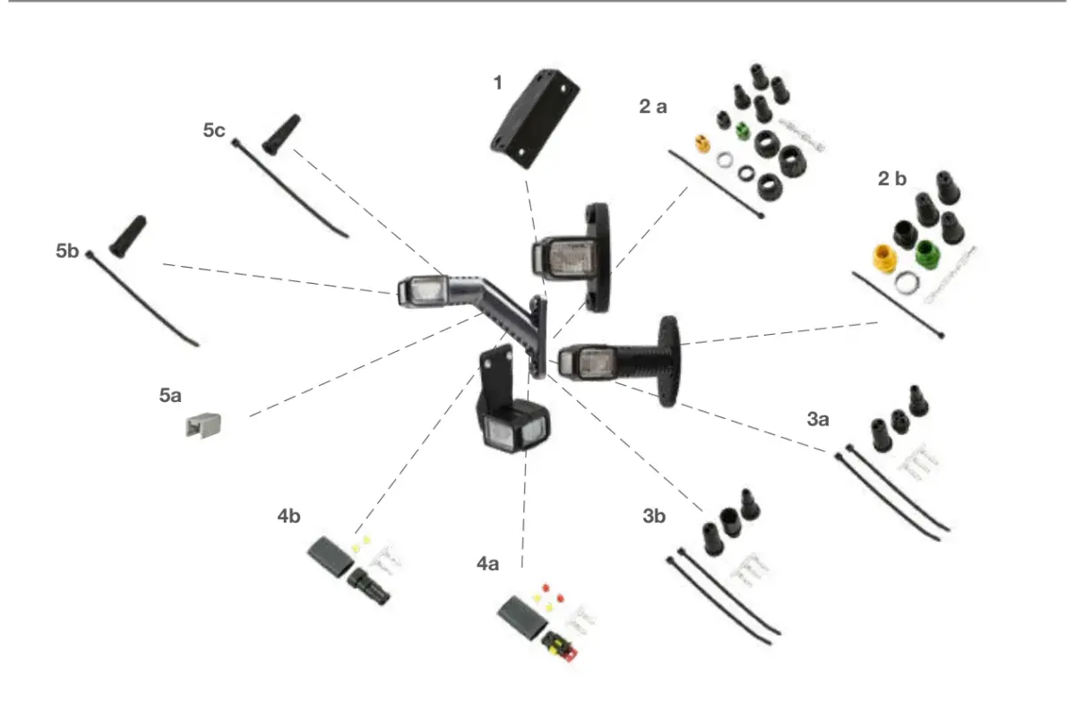 Vue éclatée SUPERPOINT IV LED — pièces de rechange et accessoires