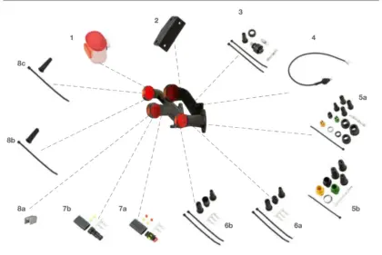 Vue éclatée SUPERPOINT II — pièces de rechange et accessoires