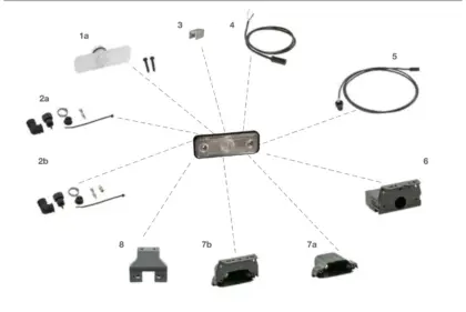 Vue éclatée SIDEPOINT — pièces de rechange et accessoires