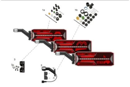 Vue éclatée ECOLED III CUSTOMIZED — pièces de rechange et accessoires