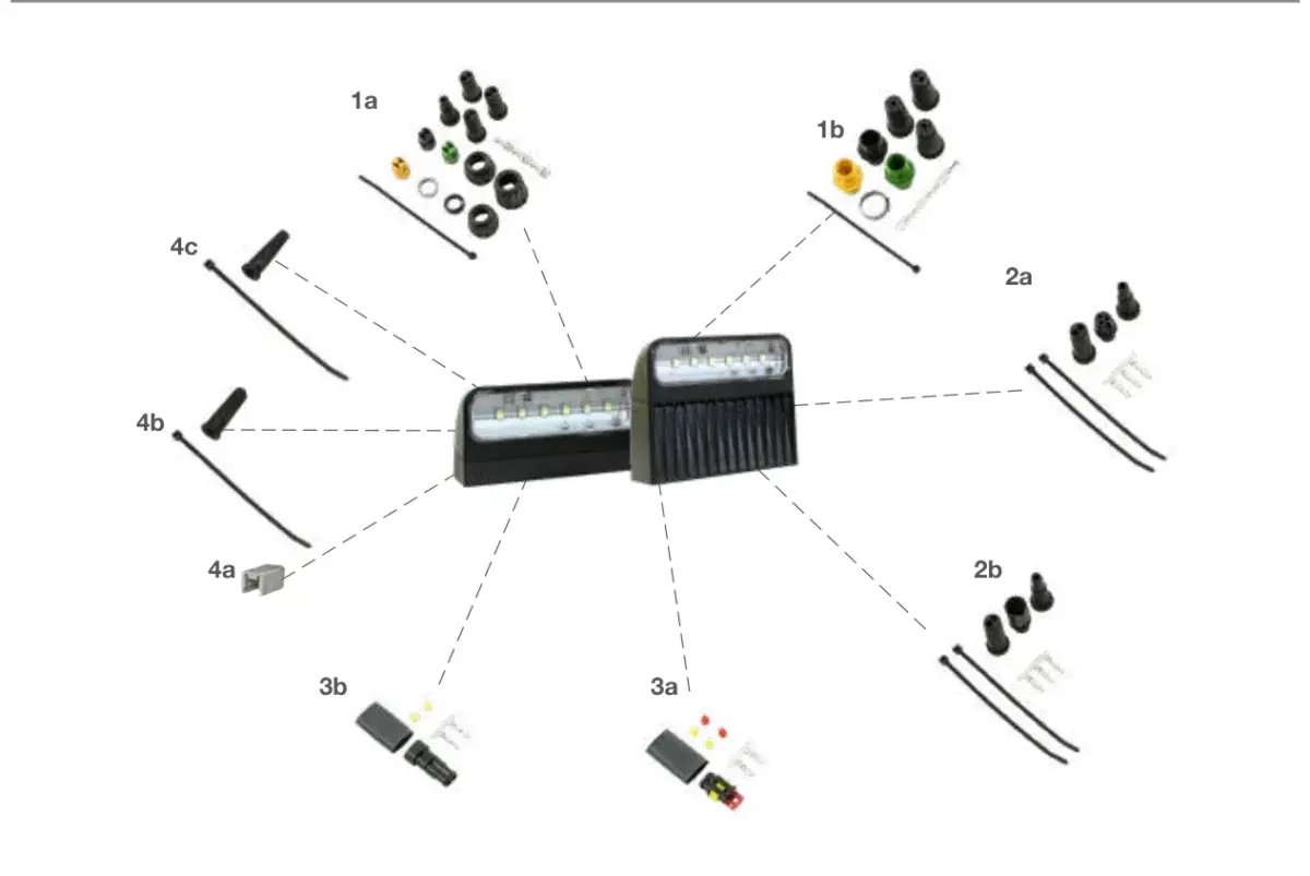 Vue éclatée REGPOINT II LED — pièces de rechange et accessoires
