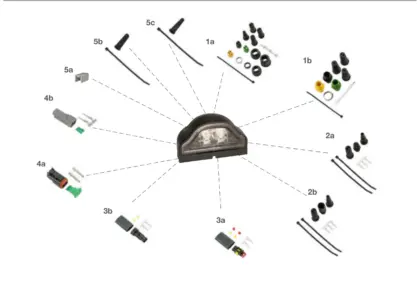 Vue éclatée REGPOINT LED — pièces de rechange et accessoires