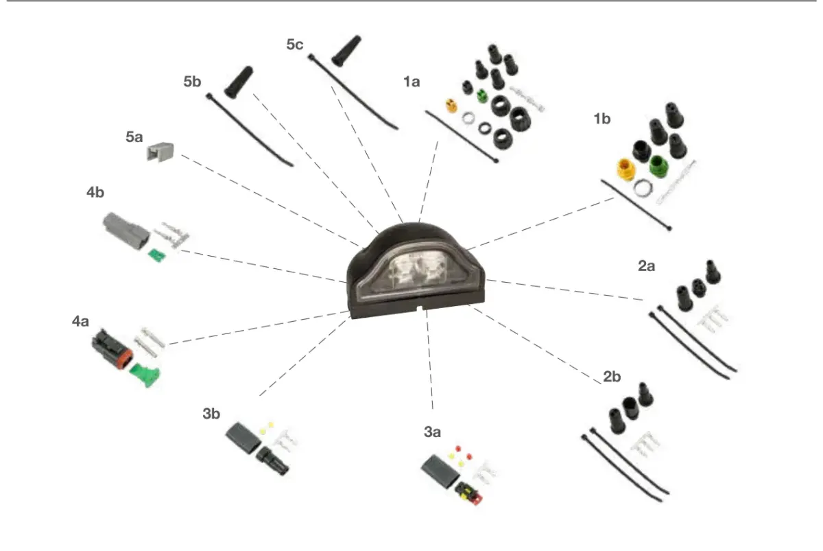 Vue éclatée REGPOINT LED — pièces de rechange et accessoires