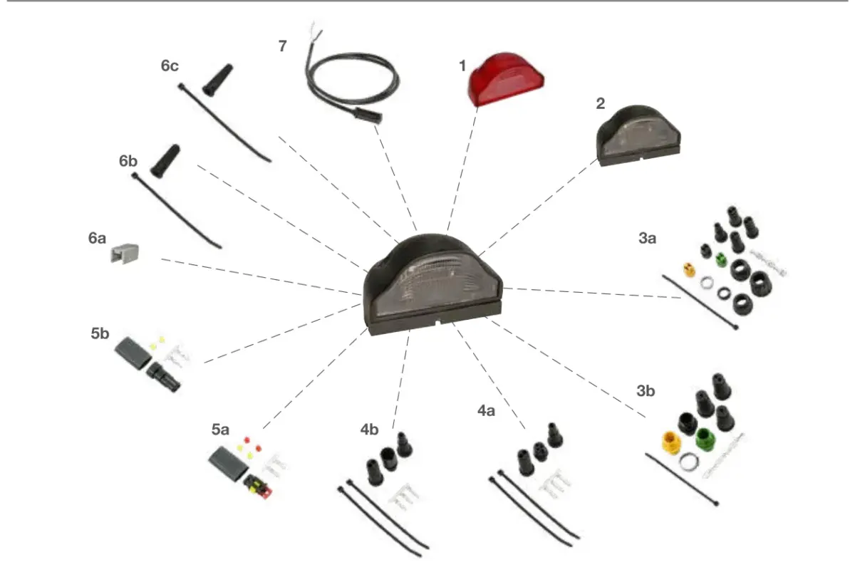 Vue éclatée REGPOINT — pièces de rechange et accessoires