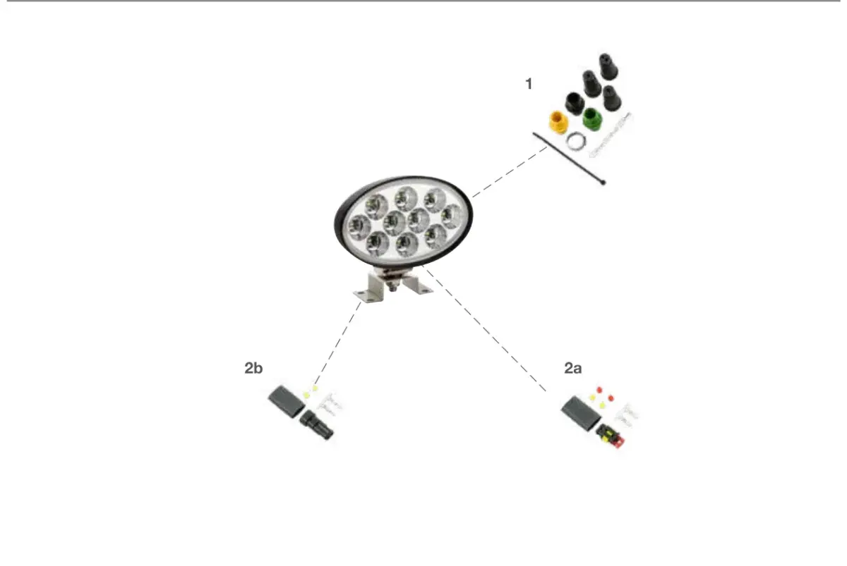 Vue éclatée RÜCKFAHRSCHEINWERFER LED / REVERSE LAMP LED — pièces de rechange et accessoires