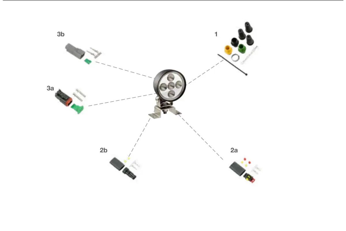 Vue éclatée WORKPOINT LED 650 — pièces de rechange et accessoires