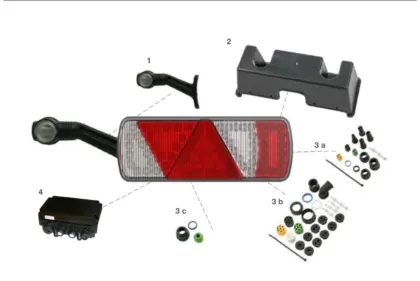 Vue éclatée ECOLED KÖGEL — pièces de rechange et accessoires