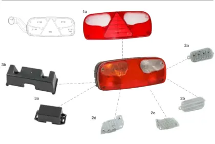 Vue éclatée ECOPOINT I — pièces de rechange et accessoires