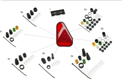 Vue éclatée EARPOINT LED — pièces de rechange et accessoires