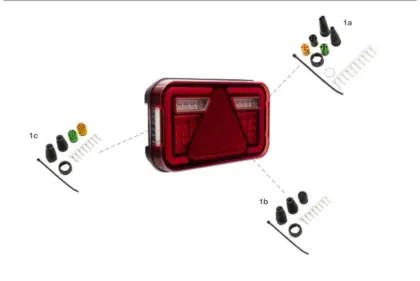 Vue éclatée MULTILED IV — pièces de rechange et accessoires