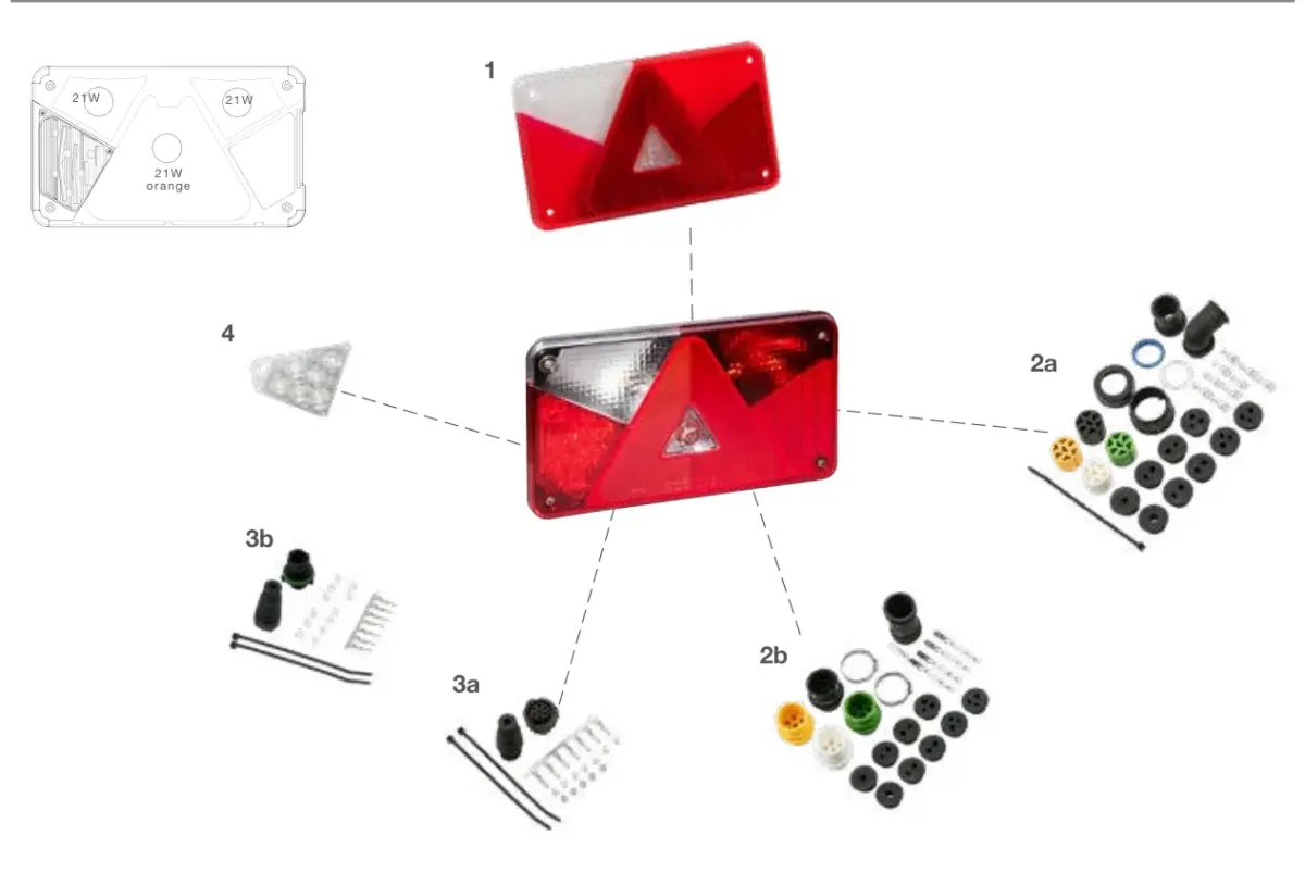 Vue éclatée MULTIPOINT V — pièces de rechange et accessoires