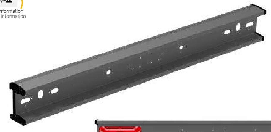 Protection anti-encastrement ECE58 R03 aluminium anodisé pour feu 5 chambres Aspöck 97-1104-021
