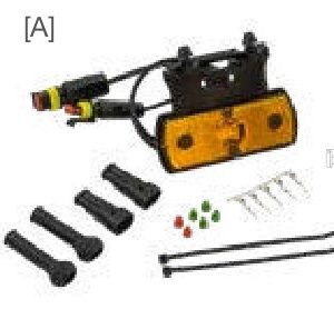 Feu de position UNIPOINT II LED — 24 V, LED, 2×2 broches Superseal Aspöck 31-2464-024