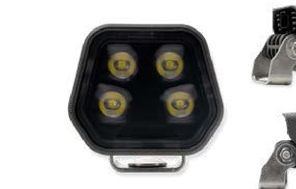 Phare de travail WORKPOINT II 1000 — 12/24 V, LED, 2 broches ASS2 Aspöck 38-8524-061