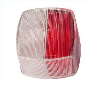 Lentille de feu de gabarit rouge/blanc Squarepoint Böckmann 1001587