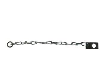 Chaîne de sécurité zinguée 240 mm / anneau 3 mm Böckmann 1012385