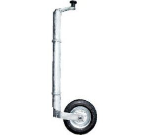 Roue jockey 200×50 avec anneau d&rsquo;arrêt pour remorque porte-chevaux Böckmann 1020604
