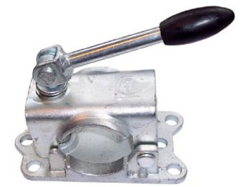 Support à collier pour roue jockey, avec levier long, Ø 48 mm Böckmann 1034650