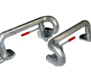 Cale de roue droite, zinguée, pour porte-voiture Böckmann 1043418