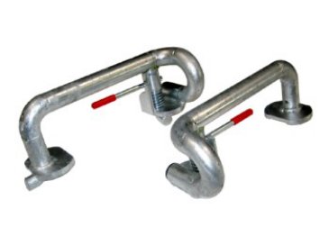 Cale de roue gauche, zinguée, pour porte-voiture Böckmann 1043417