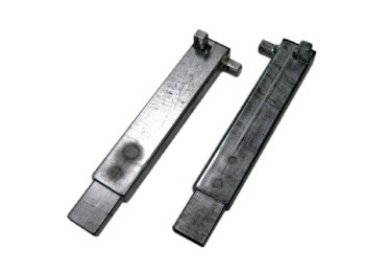 Poteau d’angle en acier CHN 297 mm gauche Böckmann 1049039