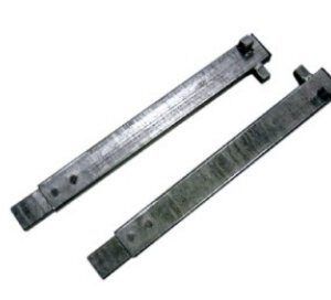 Poteau d&rsquo;angle en acier CHN 497 mm droit Böckmann 1049066