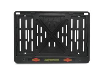 Support de plaque d&rsquo;immatriculation 2 lignes plastique avec logo Böckmann 1067252