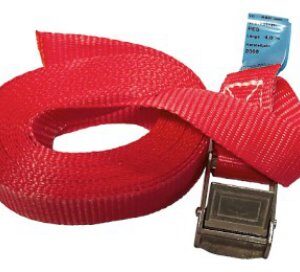 Sangle d’arrimage 25x6000mm rouge avec boucle à came Böckmann 1082447