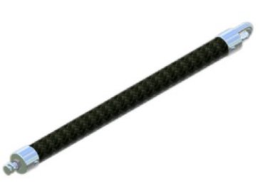 Barre de séparation Ø49 x 745 mm avec boulon à rainure Böckmann 1087837