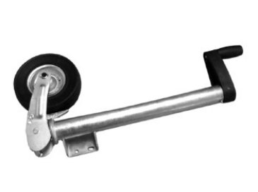 Roue jockey automatique (2013) avec manivelle en plastique Böckmann 1106654