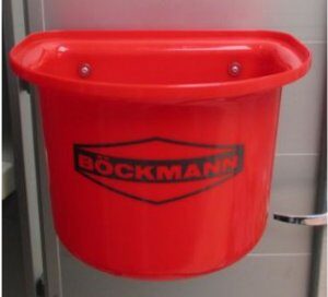 Mangeoire rouge sans étrier Böckmann 1131289