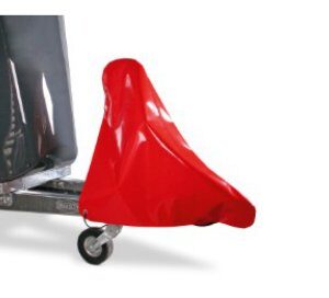 Capot pour commande de freinage avec roue jockey automatique Big Portax/Portax, rouge Böckmann 1133028