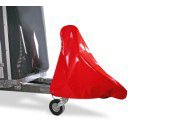 Capot rouge pour commande de freinage avec roue jockey automatique Böckmann 1063112