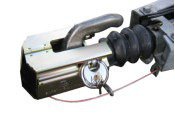 Antivol Safety-Box XL pour tête d’attelage avec serrure à disque Albe Böckmann 1112736