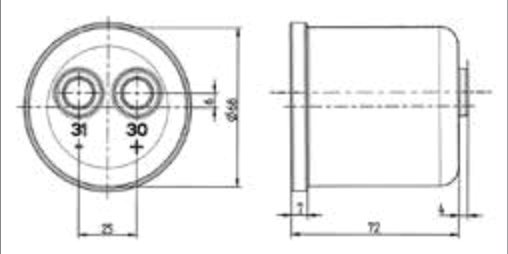 Joint (VDA 72594) 2P/24V(207A) Erich Jaeger 021850