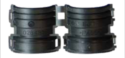 Socle de prise ISOBUS (IBBC – Breakaway Connector), côté tracteur Sortie pour gaine annelée pour Erich Jaeger 026461