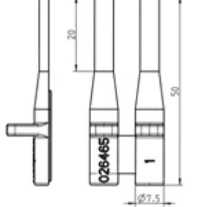 Contacts femelles (ISO 11783-2) 9P/12V «ISOBUS (IBBC)» extracteur de cosses pour — contact femelle (réf. 382100) Erich Jaeger 026465