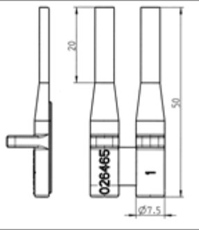 Contacts femelles (ISO 11783-2) 9P/12V «ISOBUS (IBBC)» extracteur de cosses pour — contact femelle (réf. 382100) Erich Jaeger 026465