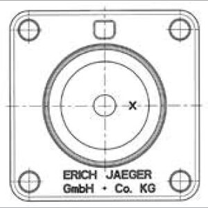 Socle de prise de parc (VG 96923) 12P/24V Erich Jaeger 026983