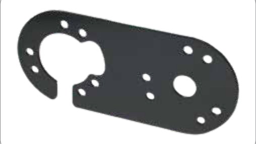 Support supplémentaire pour 2 socles de prise Tôle Erich Jaeger 035547