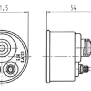 Joint (ISO 1185 – Type N, ISO 3731 – Type S) 7P/24V Erich Jaeger 036123