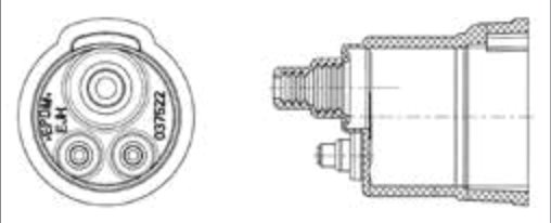 Joint (ISO 1185 – Type N, ISO 3731 – Type S) 7P/24V Erich Jaeger 037522