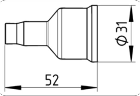 Joint (ISO 1185 – Type N, ISO 3731 – Type S) 7P/24V — 8,50mm – 10,50mm Erich Jaeger 038444