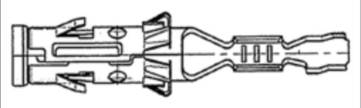 Contact femelle pour câbles de section 1,0 – 2,5mm² Erich Jaeger 052675-4