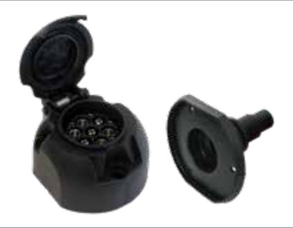 Socle de prise (NEN 6120) 7+6P/12V Erich Jaeger 101366