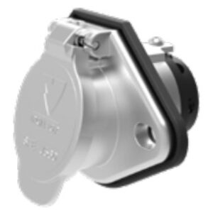 Socle de prise (SAE J560 Primary, ABS) 7P/12V — passe-fil 180° Erich Jaeger 101428