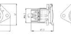 Socle de prise (ISO 1185 – Type N) 7P/24V Erich Jaeger 111002