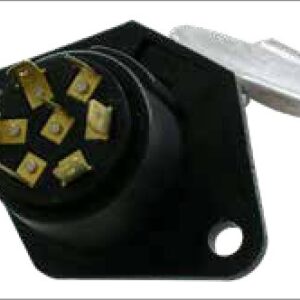 Socle de prise (ISO 1185 – Type N) 7P/24V — Sachet plastique, joint passe-fil Erich Jaeger 111009